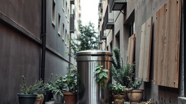 Cache poubelle : solutions design pour masquer et protéger vos conteneurs à déchets