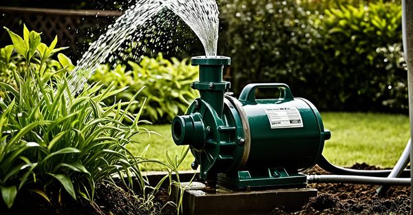 Pompe d'arrosage : Économisez temps et argent au jardin